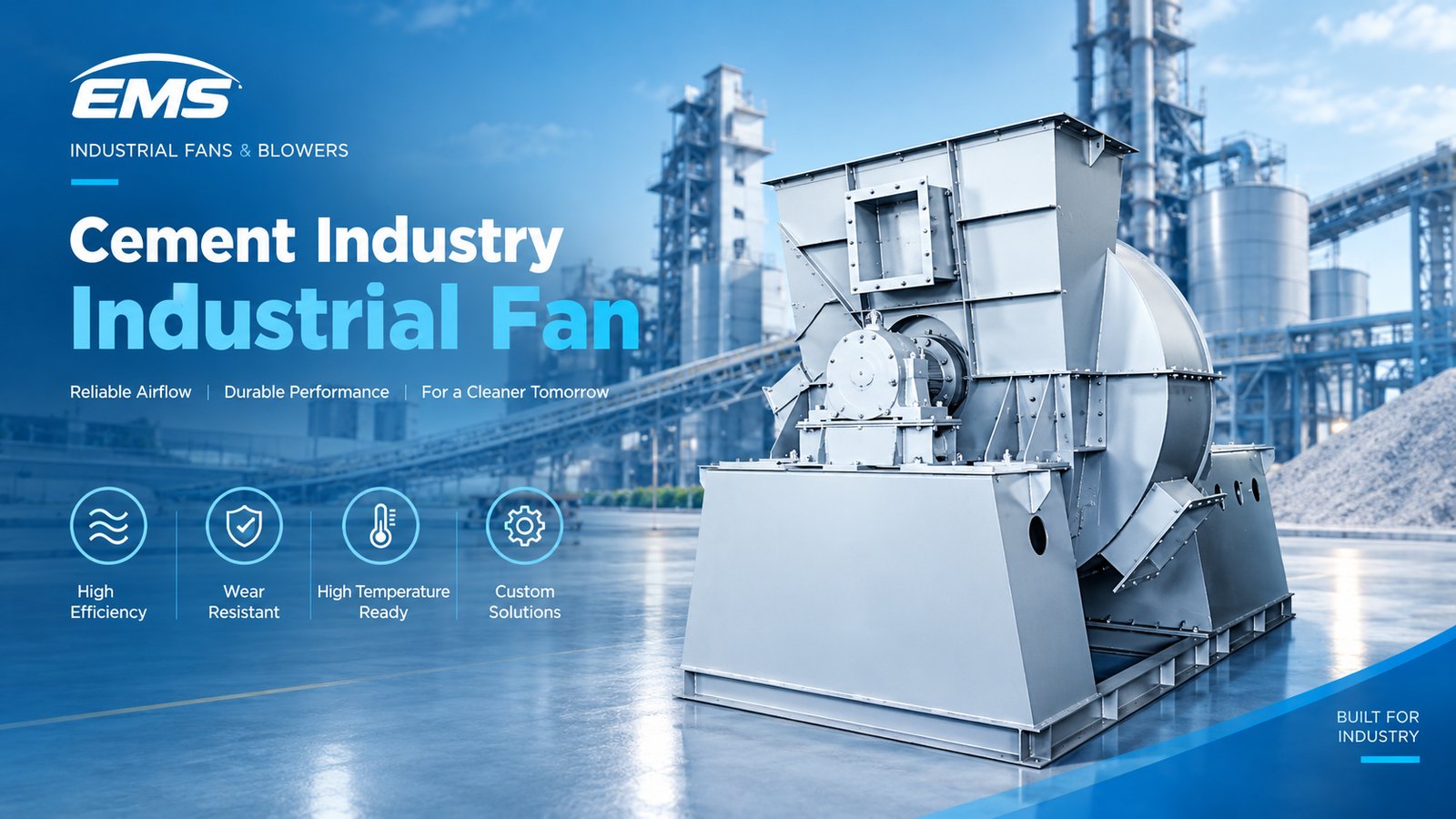 Cement Industry Fans solution