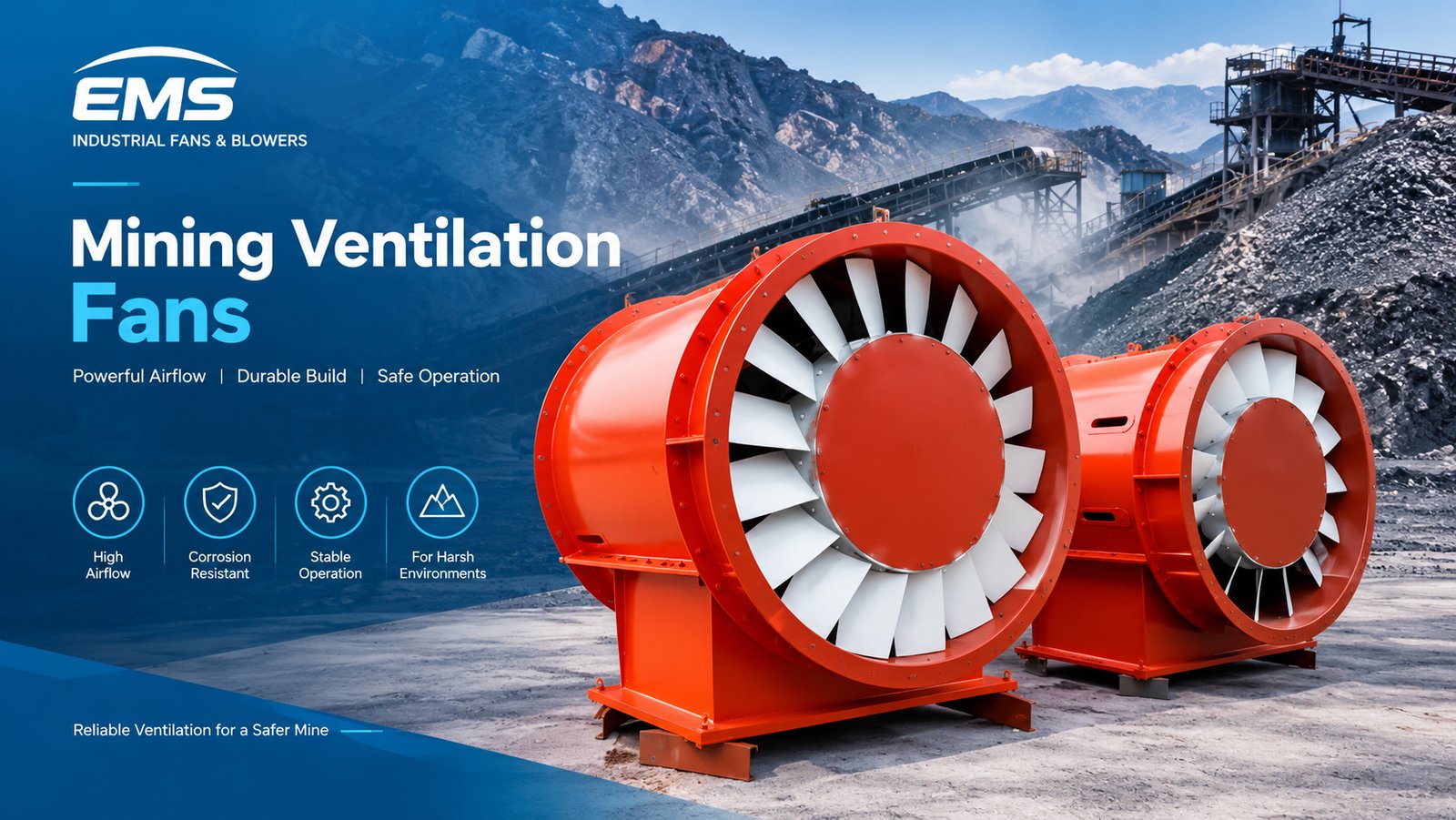 Mining & Tunnel Ventilation Fans solution