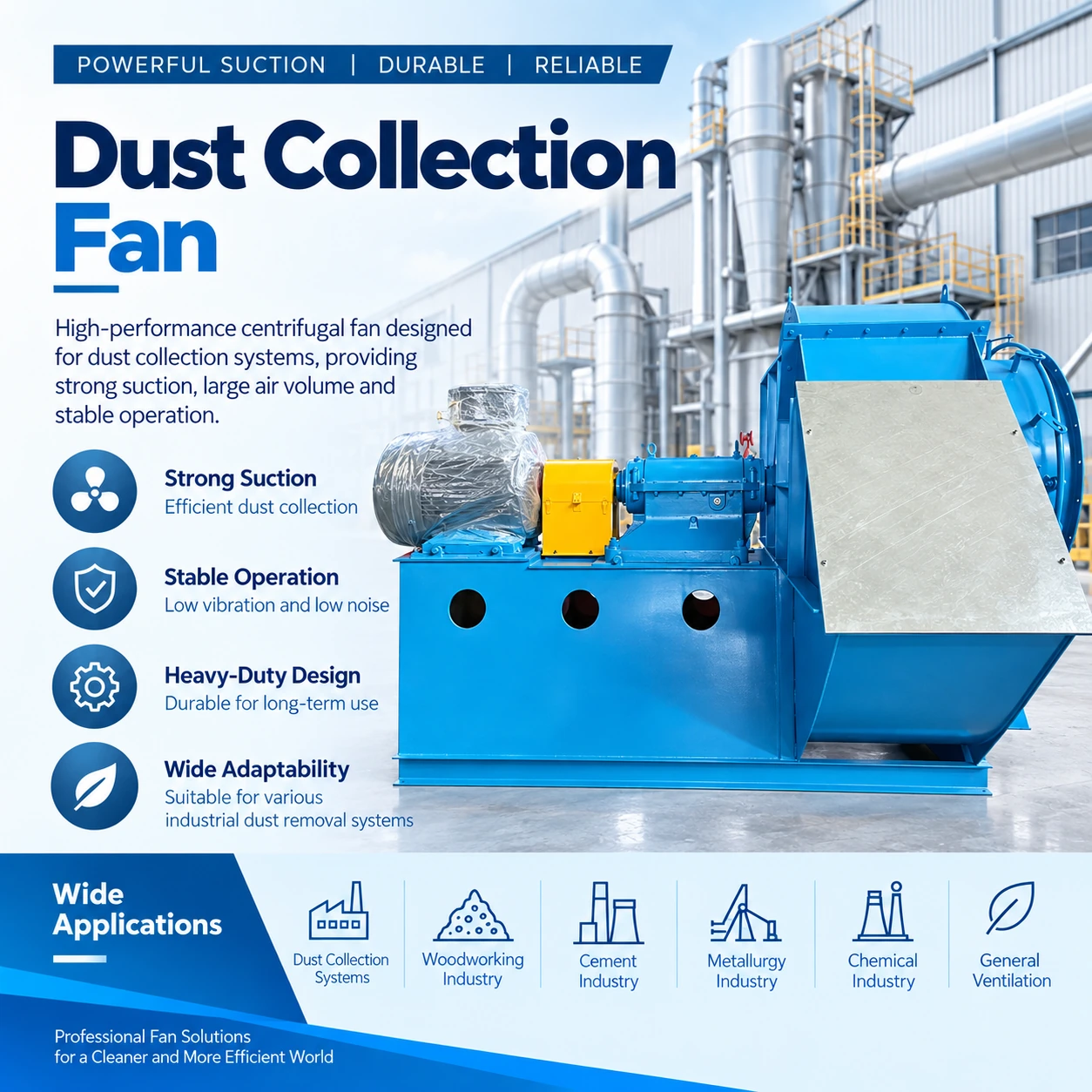 Dust Collection Fan detail rendering